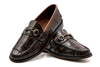 Jacob Genuine Alligator Horse Bit Loafers - Antique Chestnut