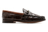 Jacob Genuine Alligator Horse Bit Loafers - Antique Chestnut