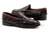 Jacob Genuine Alligator Penny Loafers - Antique Chestnut