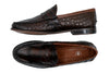Jacob Genuine Alligator Penny Loafers - Antique Chestnut