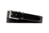 Luca Luxe Italian Calf Leather Belt - Black