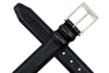 Lorenzo Luxe Bridle Leather Belt - Black