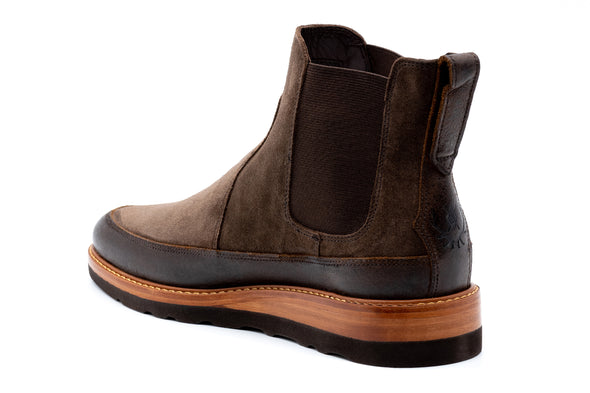 Morgan Suede Chelsea Boots - Chocolate