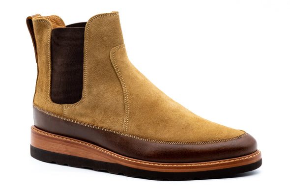 Morgan Suede Chelsea Boots - Khaki