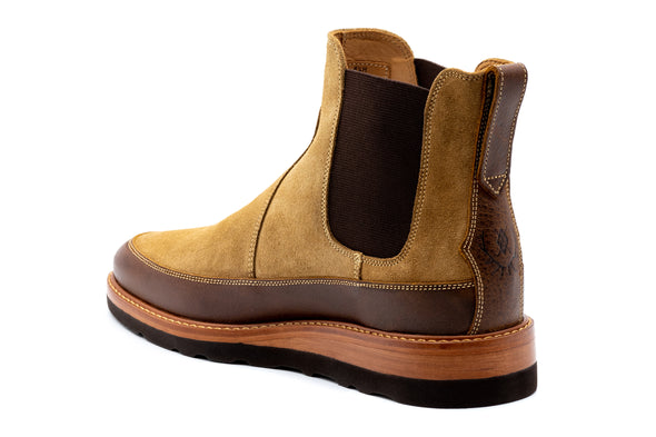 Morgan Suede Chelsea Boots - Khaki