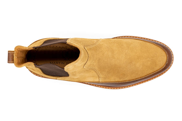 Morgan Suede Chelsea Boots - Khaki