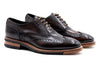 Tuscan Italian Saddle Leather Wingtip - Espresso