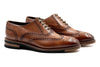 Tuscan Italian Saddle Leather Wingtip - Whisky
