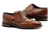 Tuscan Italian Saddle Leather Wingtip - Whisky