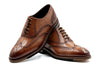 Tuscan Italian Saddle Leather Wingtip - Whisky