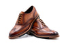 Tuscan Italian Saddle Leather Wingtip - Whisky