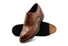 Tuscan Italian Saddle Leather Wingtip - Whisky