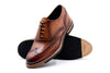 Tuscan Italian Saddle Leather Wingtip - Whisky