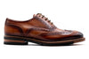 Tuscan Italian Saddle Leather Wingtip - Whisky