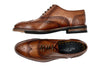 Tuscan Italian Saddle Leather Wingtip - Whisky