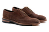 Tuscan Italian Suede Wingtip - Terra