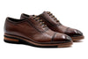 Tuscan Italian Calf Cap Toe - Black Oak
