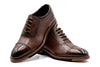 Tuscan Italian Calf Cap Toe - Black Oak