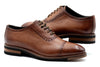 Tuscan Italian Calf Leather Cap Toe - Saddle Tan