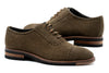 Tuscan Italian Suede Cap Toe - Olive