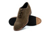 Tuscan Italian Suede Cap Toe - Olive