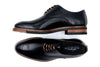 Tuscan Italian Saddle Leather Plain Toe - Nero