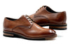 Tuscan Italian Saddle Leather Plain Toe - Whisky