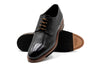Tuscan Italian Calf Leather Plain Toe - Black