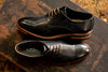 Tuscan Italian Calf Leather Plain Toe - Black