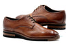 Tuscan Italian Calf Leather Plain Toe - Whiskey