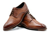 Tuscan Italian Calf Leather Plain Toe - Whiskey