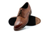 Tuscan Italian Calf Leather Plain Toe - Whiskey