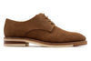 Tuscan Italian Suede Plain Toe - Wheat