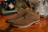 Tuscan Italian Suede Plain Toe - Wheat