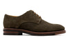Tuscan Italian Suede Plain Toe - Olive
