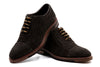 Tuscan Italian Suede Cap Toe - Dark Chocolate