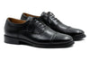Cambridge Calf Leather Cap Toe - Black