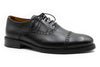 Cambridge Hand Stained Dress Calf Leather Cap Toe - Black - Side