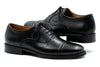 Cambridge Calf Leather Cap Toe - Black