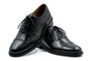 Cambridge Calf Leather Cap Toe - Black