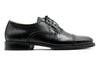 Cambridge Calf Leather Cap Toe - Black