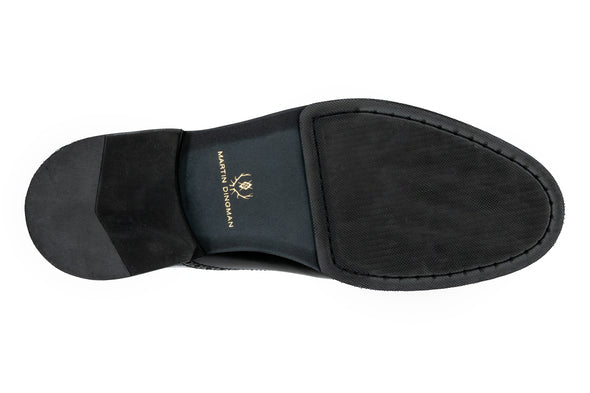 Cambridge Calf Leather Cap Toe - Black