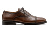 Cambridge Calf Leather Cap Toe - Chocolate