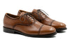 Cambridge Calf Leather Cap Toe - Whiskey