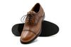 Cambridge Calf Leather Cap Toe - Whiskey