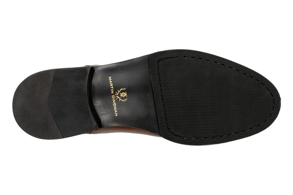 Cambridge Calf Leather Cap Toe - Whiskey