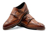 Tuscan Italian Calf Leather Double Monk - Whiskey