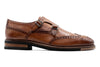 Tuscan Italian Calf Leather Double Monk - Whiskey