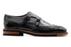 Tuscan Italian Leather Double Monk - Graphite