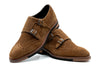 Tuscan Italian Suede Double Monk - Tobacco